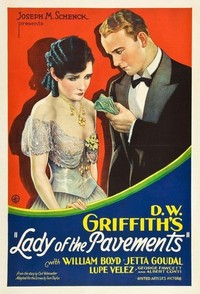 Lady of the Pavements (1929) - poster