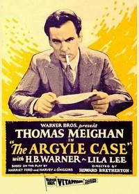 The Argyle Case (1929) - poster