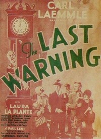 The Last Warning (1929) - poster