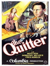 The Quitter (1929) - poster