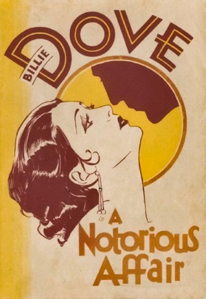 A Notorious Affair (1930) - poster