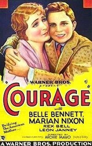 Courage (1930) - poster