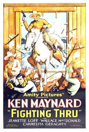 Fighting Thru (1930) - poster
