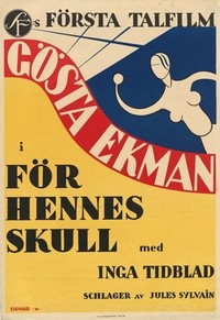 För Hennes Skull (1930) - poster