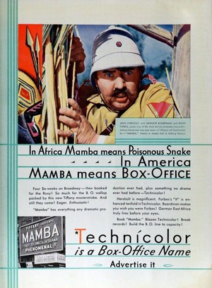 Mamba (1930) - poster