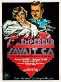 Si l'Empereur Savait Ça (1930) - poster