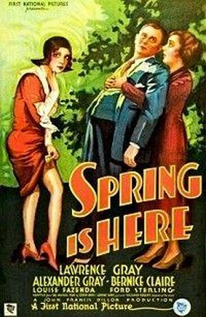 Spring Is Here (1930) - poster
