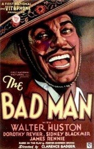 The Bad Man (1930) - poster