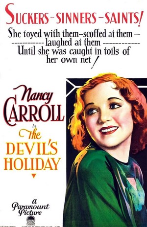 The Devil's Holiday (1930) - poster