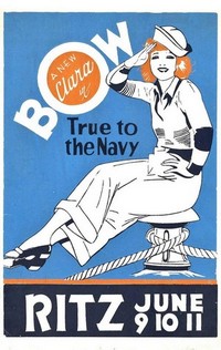 True to the Navy (1930) - poster