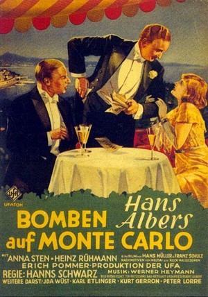 Bomben auf Monte Carlo (1931) - poster