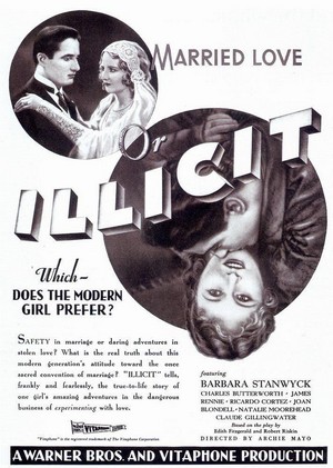 Illicit (1931) - poster