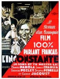 L'Inconstante. Je Sors et Tu Restes Là (1931) - poster