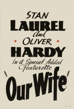 Our Wife (1931) - poster