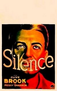 Silence (1931) - poster