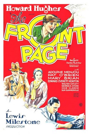 The Front Page (1931) - poster