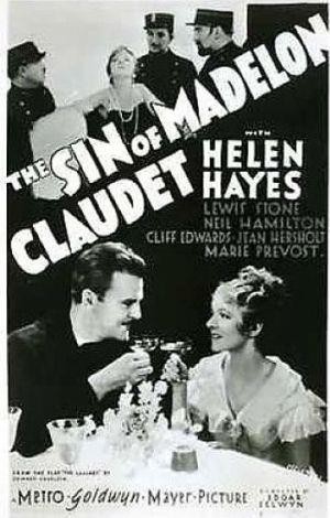 The Sin of Madelon Claudet (1931) - poster