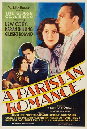A Parisian Romance (1932) - poster
