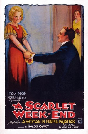 A Scarlet Week-End (1932) - poster