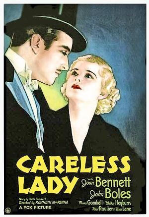 Careless Lady (1932) - poster