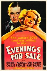 Evenings for Sale (1932) - poster