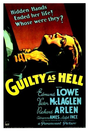 Guilty as Hell (1932) - poster