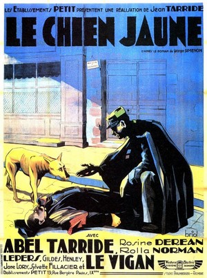 Le Chien Jaune (1932) - poster