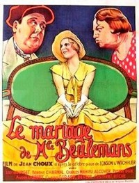 Le Mariage de Mlle Beulemans (1932) - poster