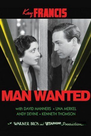 Man Wanted (1932) - poster