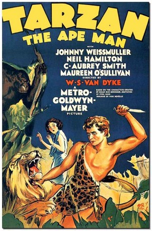 Tarzan the Ape Man (1932) - poster