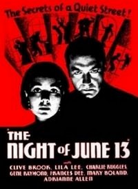 The Night of June 13th (1932) - poster