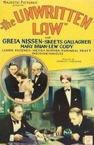 The Unwritten Law (1932) - poster