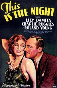 This Is the Night (1932) - poster