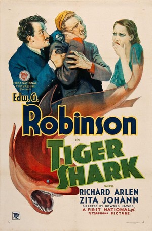 Tiger Shark (1932) - poster