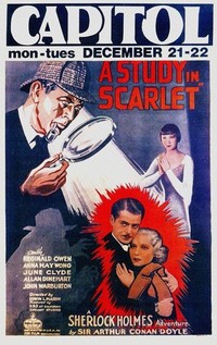 A Study in Scarlet (1933) - poster