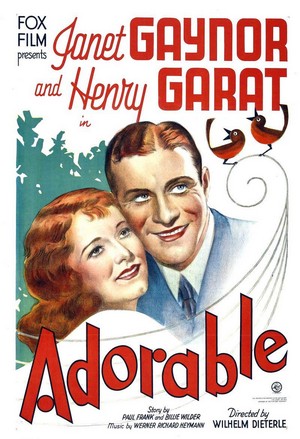 Adorable (1933) - poster