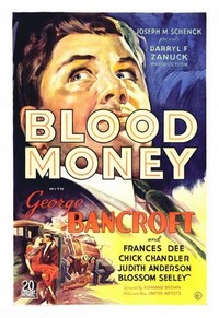 Blood Money (1933) - poster