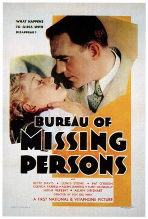 Bureau of Missing Persons (1933) - poster