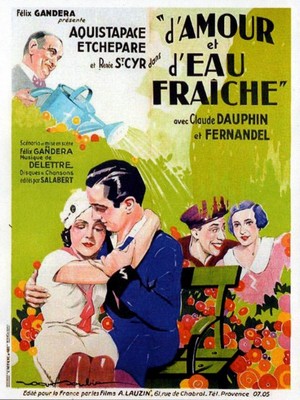 D'Amour et d'Eau Fraîche (1933) - poster