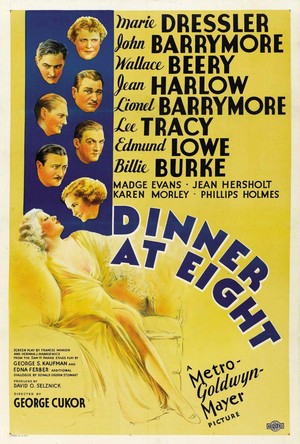 Dinner at Eight (1933) - poster
