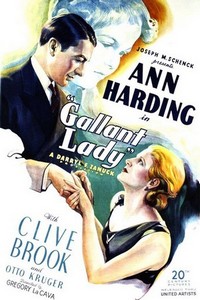 Gallant Lady (1933) - poster
