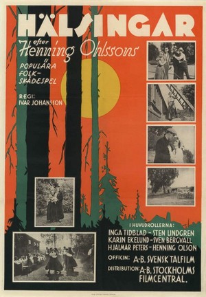 Hälsingar (1933) - poster