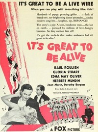 It's Great to Be Alive (1933) - poster