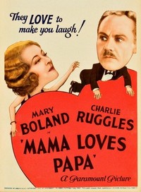 Mama Loves Papa (1933) - poster