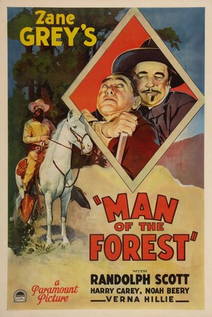 Man of the Forest (1933) - poster