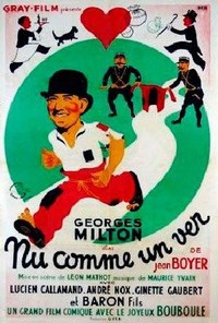 Nu Comme un Ver (1933) - poster