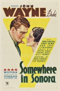 Somewhere in Sonora (1933) - poster