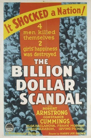 The Billion Dollar Scandal (1933) - poster