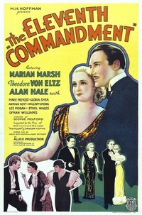 The Eleventh Commandment (1933) - poster