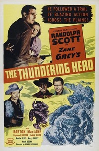 The Thundering Herd (1933) - poster